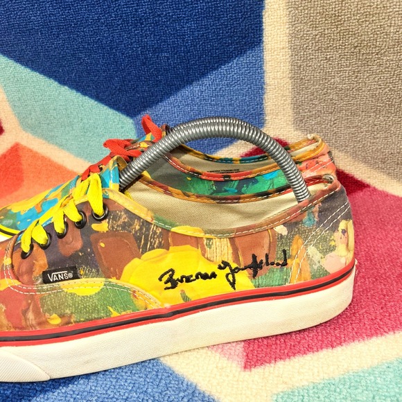 Vans x MOCA Brenna Youngblood ‎ Low Top Sneaker Multi Color Shoes - Picture 2 of 7